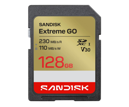 Karta pamięci SD Sandisk 128GB SDXC Extreme Go UHS-I 230/110 MB/s